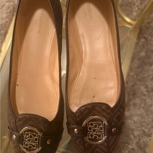 Liz Claiborne Brown Patterned Loafers